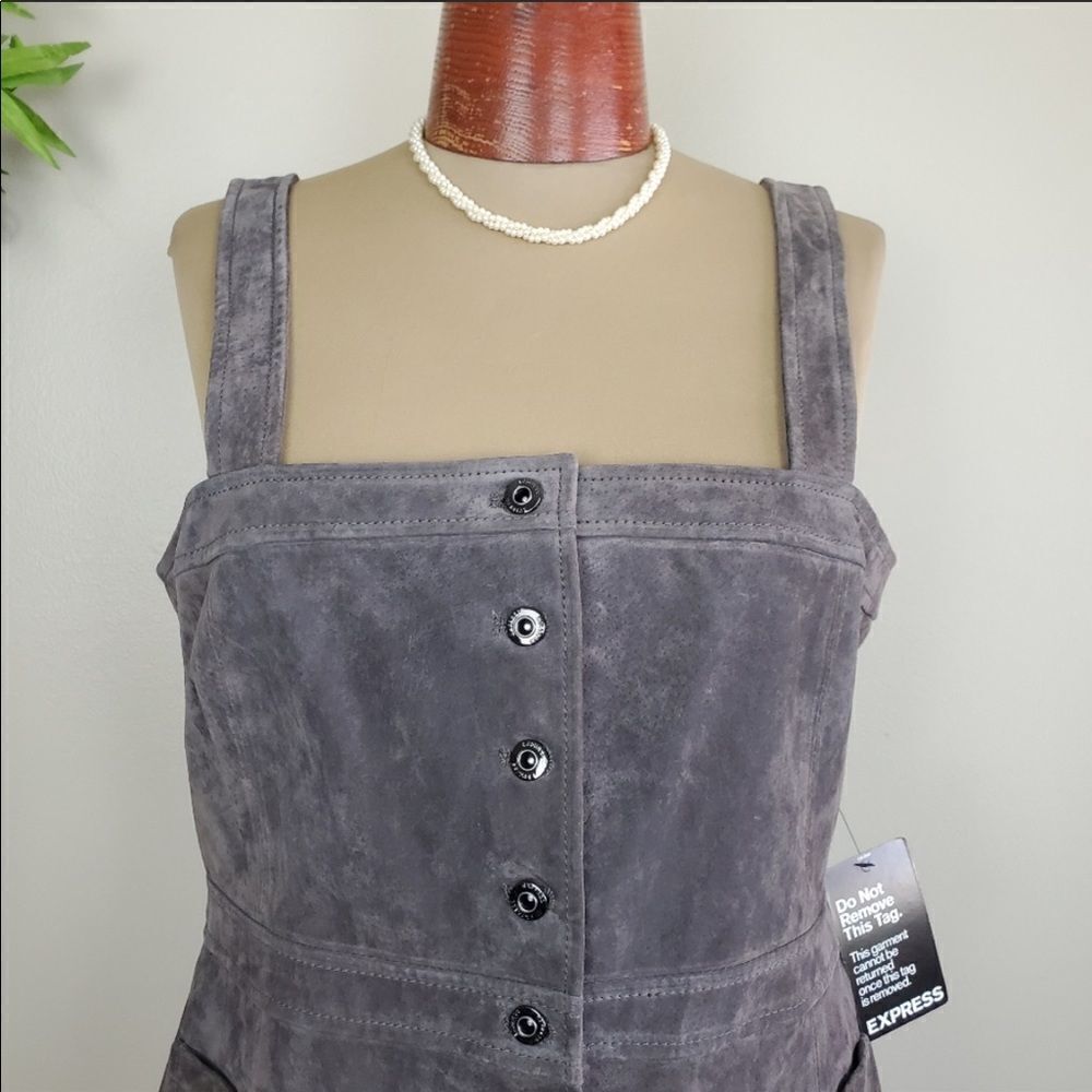 ✨HP✨Button Front Patch Pocket Sheath Dress✨ - Picture 3 of 7